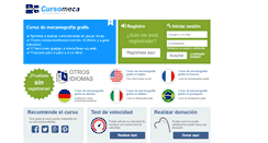 Desktop Screenshot of cursomeca.com