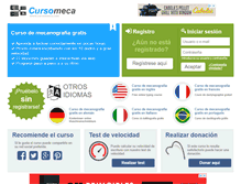 Tablet Screenshot of cursomeca.com